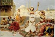 Arab or Arabic people and life. Orientalism oil paintings 126